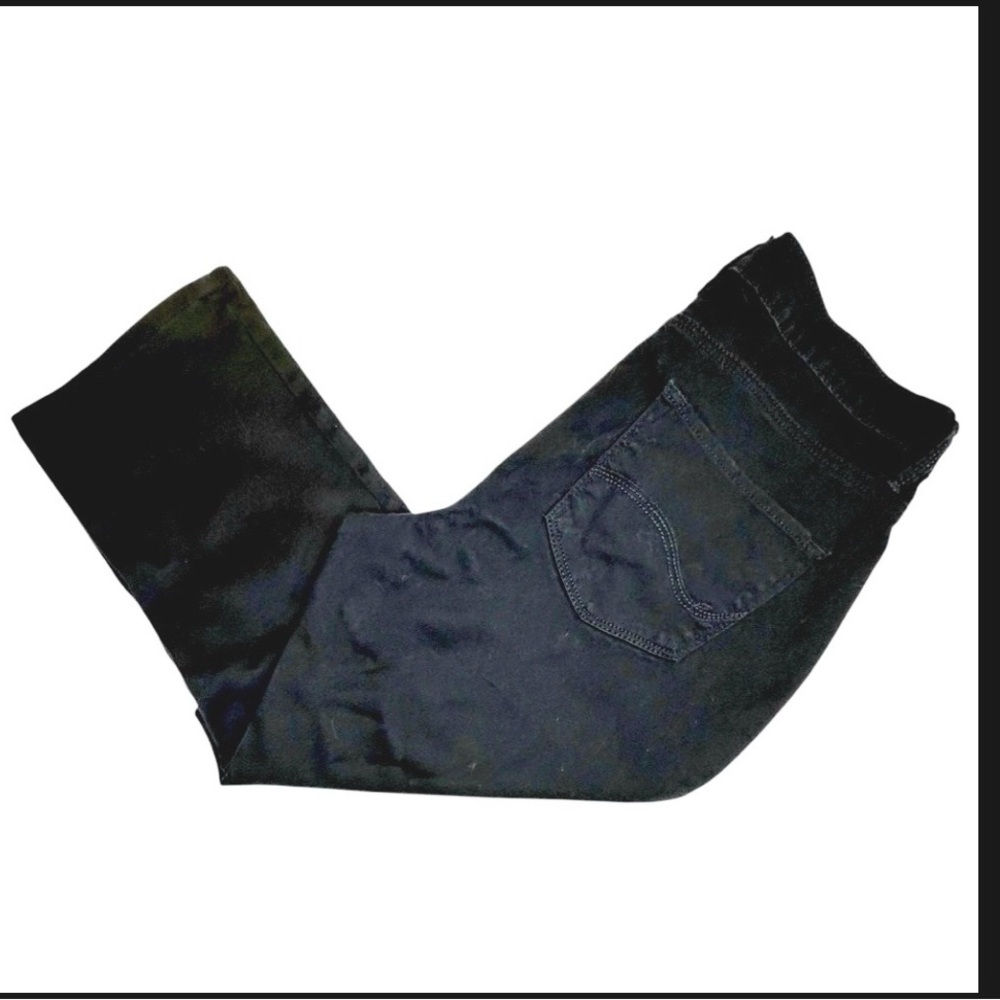 Lee Platinum Label black denim cropped/capri jeans Women’s 8 petite | bb1